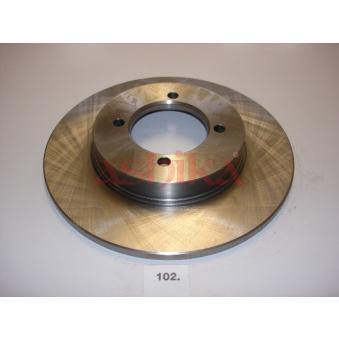 Jeu de 2 disques de frein avant ASHIKA 60-01-102