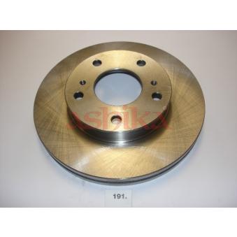 Jeu de 2 disques de frein avant ASHIKA 60-01-191