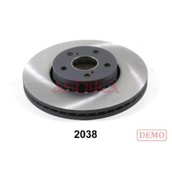 Jeu de 2 disques de frein avant ASHIKA OEM 4351220730