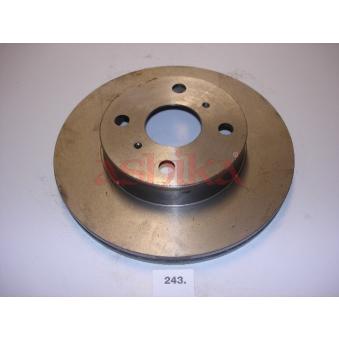 Jeu de 2 disques de frein avant ASHIKA 60-02-243