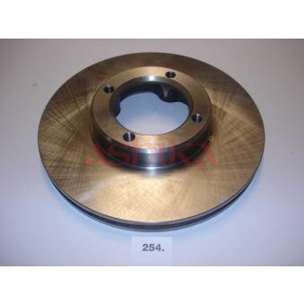 Jeu de 2 disques de frein avant ASHIKA 60-02-254