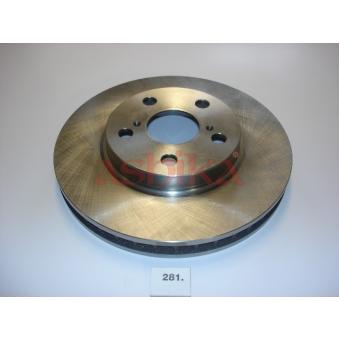 Jeu de 2 disques de frein avant ASHIKA OEM 4351205010