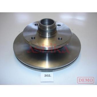 Jeu de 2 disques de frein avant ASHIKA 60-03-302C