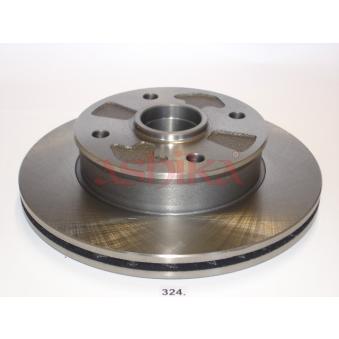 Jeu de 2 disques de frein avant ASHIKA 60-03-324