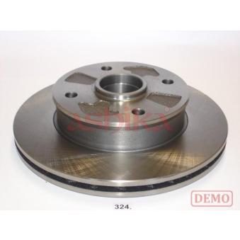 Jeu de 2 disques de frein avant ASHIKA 60-03-324C