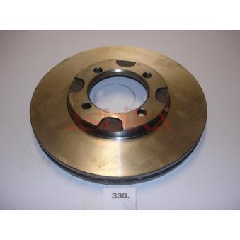 Jeu de 2 disques de frein avant ASHIKA 60-03-330