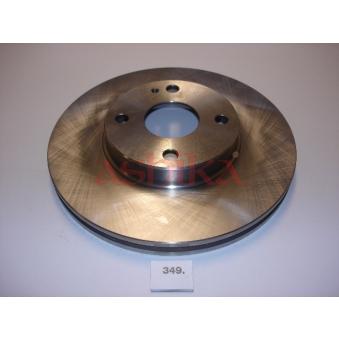 Jeu de 2 disques de frein avant ASHIKA 60-03-349