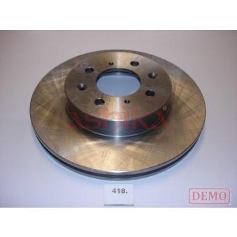 Jeu de 2 disques de frein avant ASHIKA [60-04-418C]