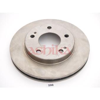 Jeu de 2 disques de frein avant ASHIKA 60-05-598