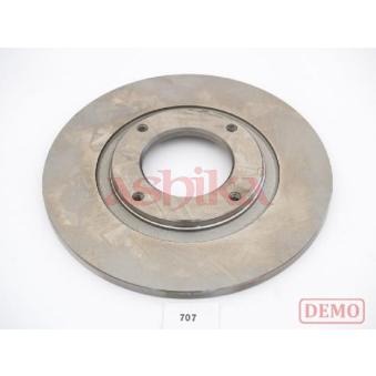 Jeu de 2 disques de frein avant ASHIKA 60-07-707C