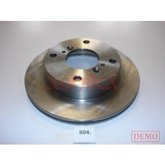 Jeu de 2 disques de frein avant ASHIKA 60-08-804C