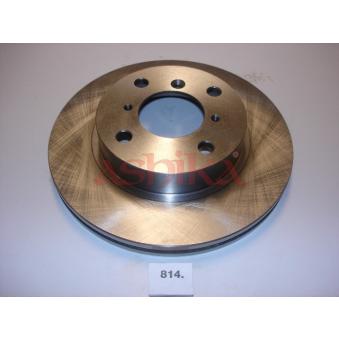 Jeu de 2 disques de frein avant ASHIKA [60-08-814]