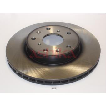 Jeu de 2 disques de frein avant ASHIKA 60-08-820