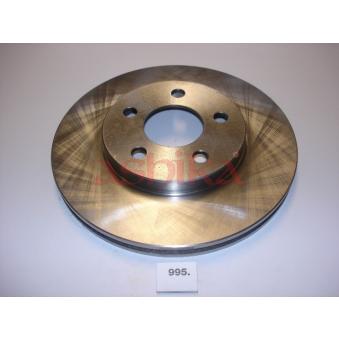 Jeu de 2 disques de frein avant ASHIKA 60-09-995