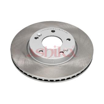 Jeu de 2 disques de frein avant ASHIKA OEM S51712A6000E