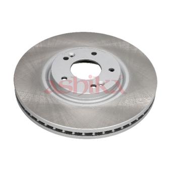 Jeu de 2 disques de frein avant ASHIKA OEM 517123J500DS