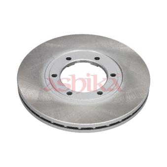 Jeu de 2 disques de frein avant ASHIKA 60-0K-K22C
