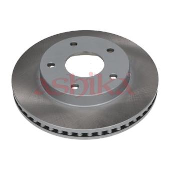 Jeu de 2 disques de frein avant ASHIKA 60-0W-W23C