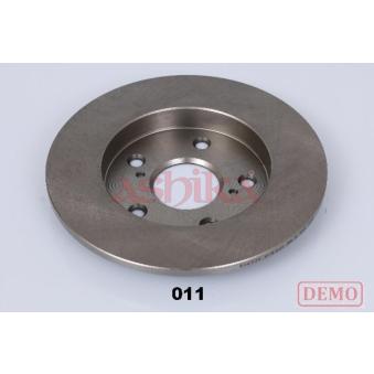 Jeu de 2 disques de frein arrière ASHIKA OEM 34211163153