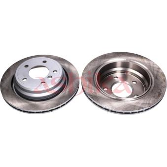 Jeu de 2 disques de frein arrière ASHIKA OEM 34211163153