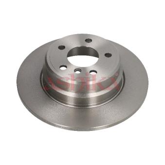 Jeu de 2 disques de frein arrière ASHIKA 61-00-0137