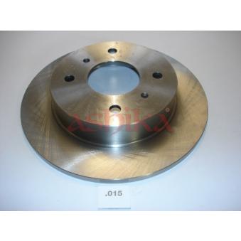 Jeu de 2 disques de frein arrière ASHIKA 61-00-015