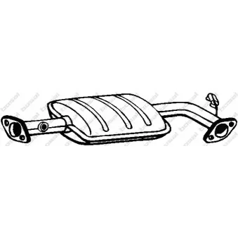 Catalyseur BOSAL OEM GEX8048