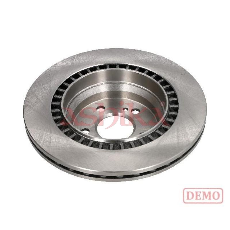 Jeu de 2 disques de frein arrière ASHIKA 61-00-0515C - Visuel 1