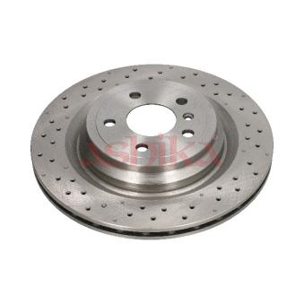 Jeu de 2 disques de frein arrière ASHIKA OEM A1664230412