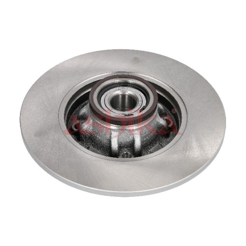 Jeu de 2 disques de frein arrière ASHIKA 61-00-0607C - Visuel 1