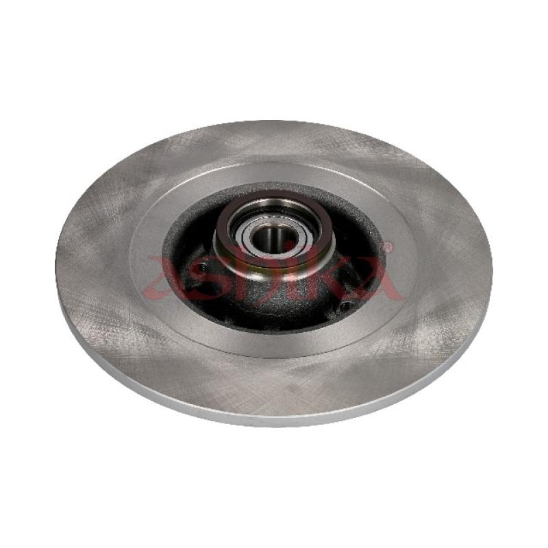 Jeu de 2 disques de frein arrière ASHIKA 61-00-0711C - Visuel 1