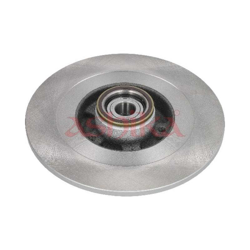 Jeu de 2 disques de frein arrière ASHIKA 61-00-0716C - Visuel 1