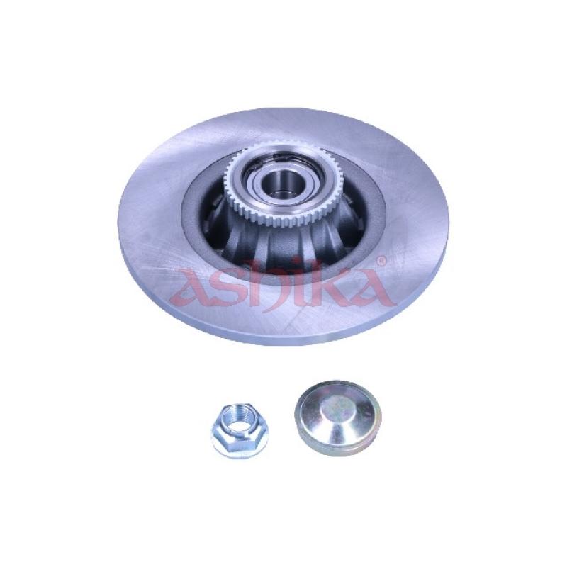 Jeu de 2 disques de frein arrière ASHIKA 61-01-103C - Visuel 1