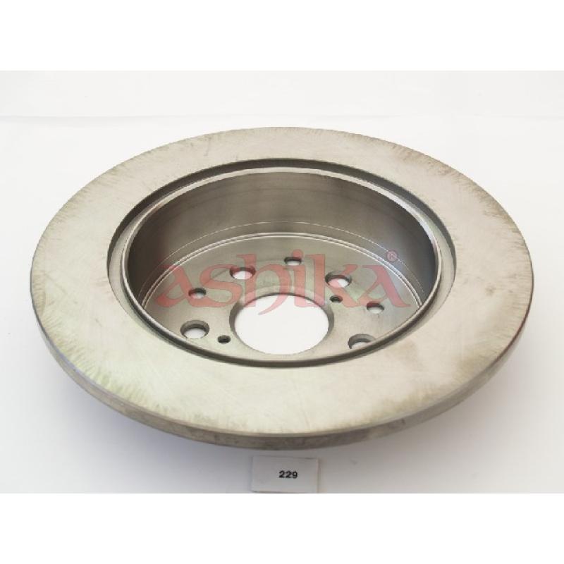 Jeu de 2 disques de frein arrière ASHIKA 61-02-229 - Visuel 1