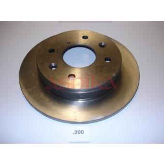 Jeu de 2 disques de frein arrière ASHIKA 61-03-300