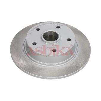 Jeu de 2 disques de frein arrière ASHIKA 61-03-313C