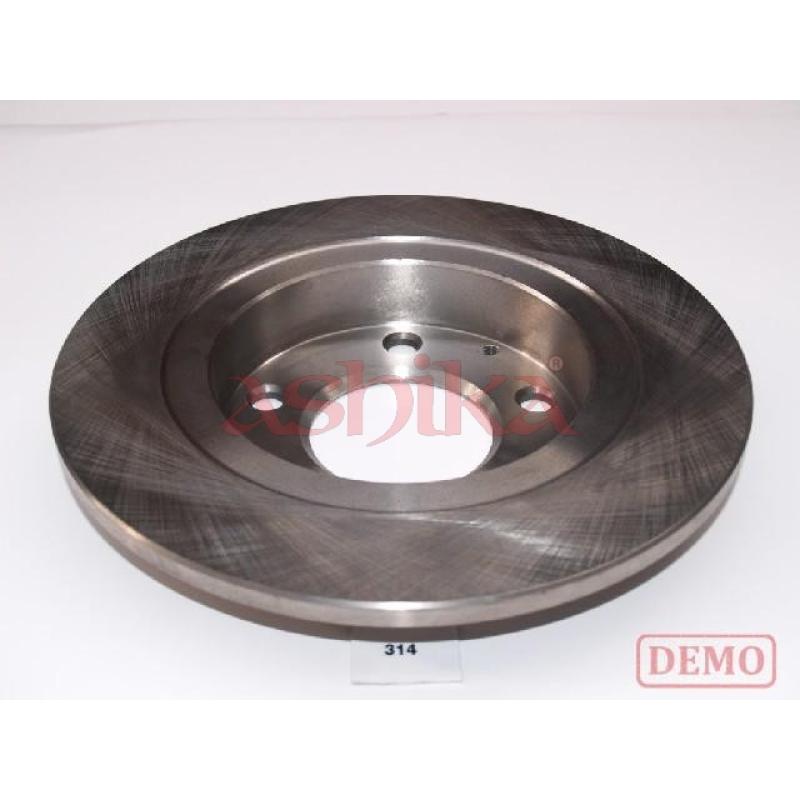 Jeu de 2 disques de frein arrière ASHIKA 61-03-314C - Visuel 1