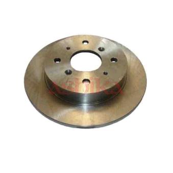 Jeu de 2 disques de frein arrière ASHIKA 61-04-405C