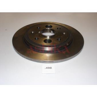 Jeu de 2 disques de frein arrière ASHIKA 61-04-498