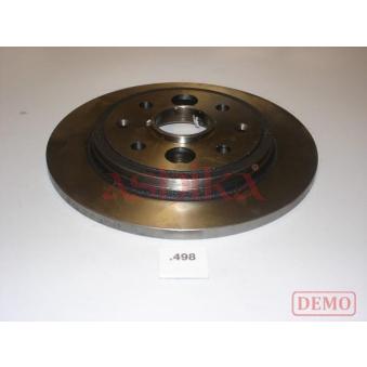 Jeu de 2 disques de frein arrière ASHIKA 61-04-498C