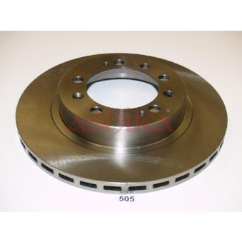 Jeu de 2 disques de frein arrière ASHIKA 61-05-505