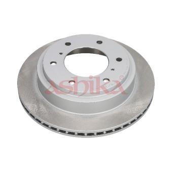 Jeu de 2 disques de frein arrière ASHIKA 61-05-515C pour MITSUBISHI PAJERO 3.2 DI-D 4WD - 190cv