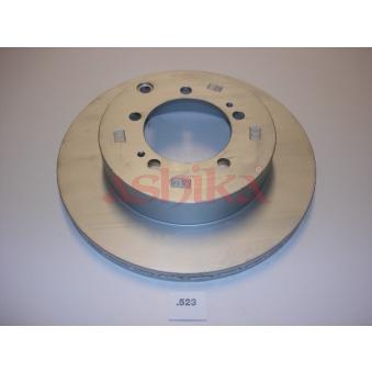 Jeu de 2 disques de frein arrière ASHIKA 61-05-523