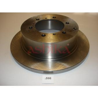 Jeu de 2 disques de frein arrière ASHIKA OEM 25MI031 Jeu de 2 disques de frein arrière ASHIKA OEM 25MI031