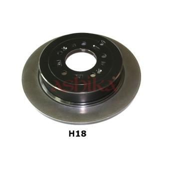 Jeu de 2 disques de frein arrière ASHIKA OEM 58411D7000