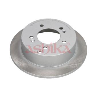 Jeu de 2 disques de frein arrière ASHIKA 61-0K-K10C pour HYUNDAI TUCSON CRDi VGT - 150cv
