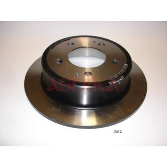 Jeu de 2 disques de frein arrière ASHIKA OEM 4840109000