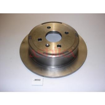 Jeu de 2 disques de frein arrière ASHIKA 61-0W-000