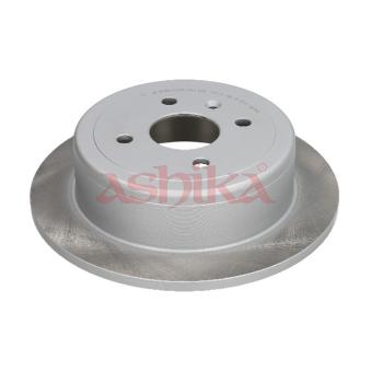 Jeu de 2 disques de frein arrière ASHIKA 61-0W-000C