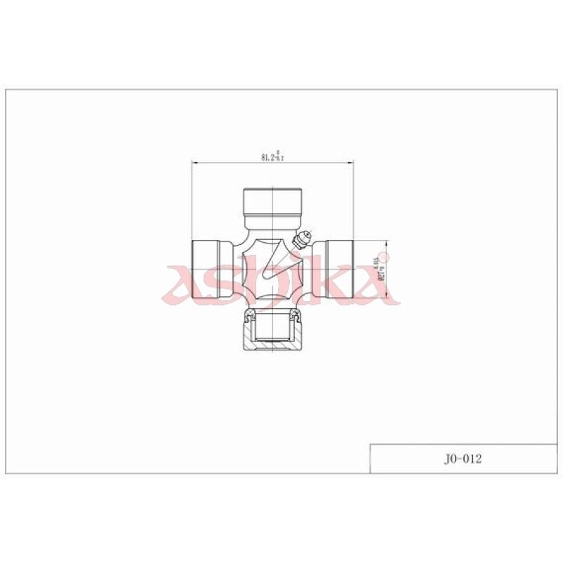 Joint, arbre longitudinal ASHIKA 66-00-012 - Visuel 1